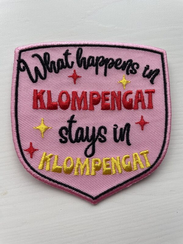 Embleem What happens - Roze